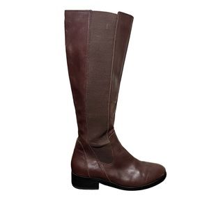 H by Halston Brown Knee High Riding Boots- Size 7.5M